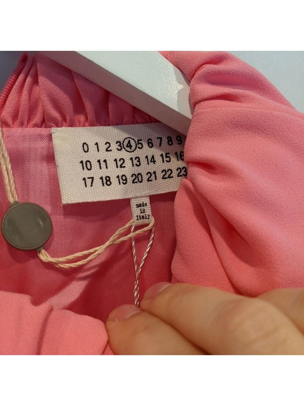 MAISON Martin Margiela pink mini dress 4(40) BNWT no belt - Picture 6 of 13